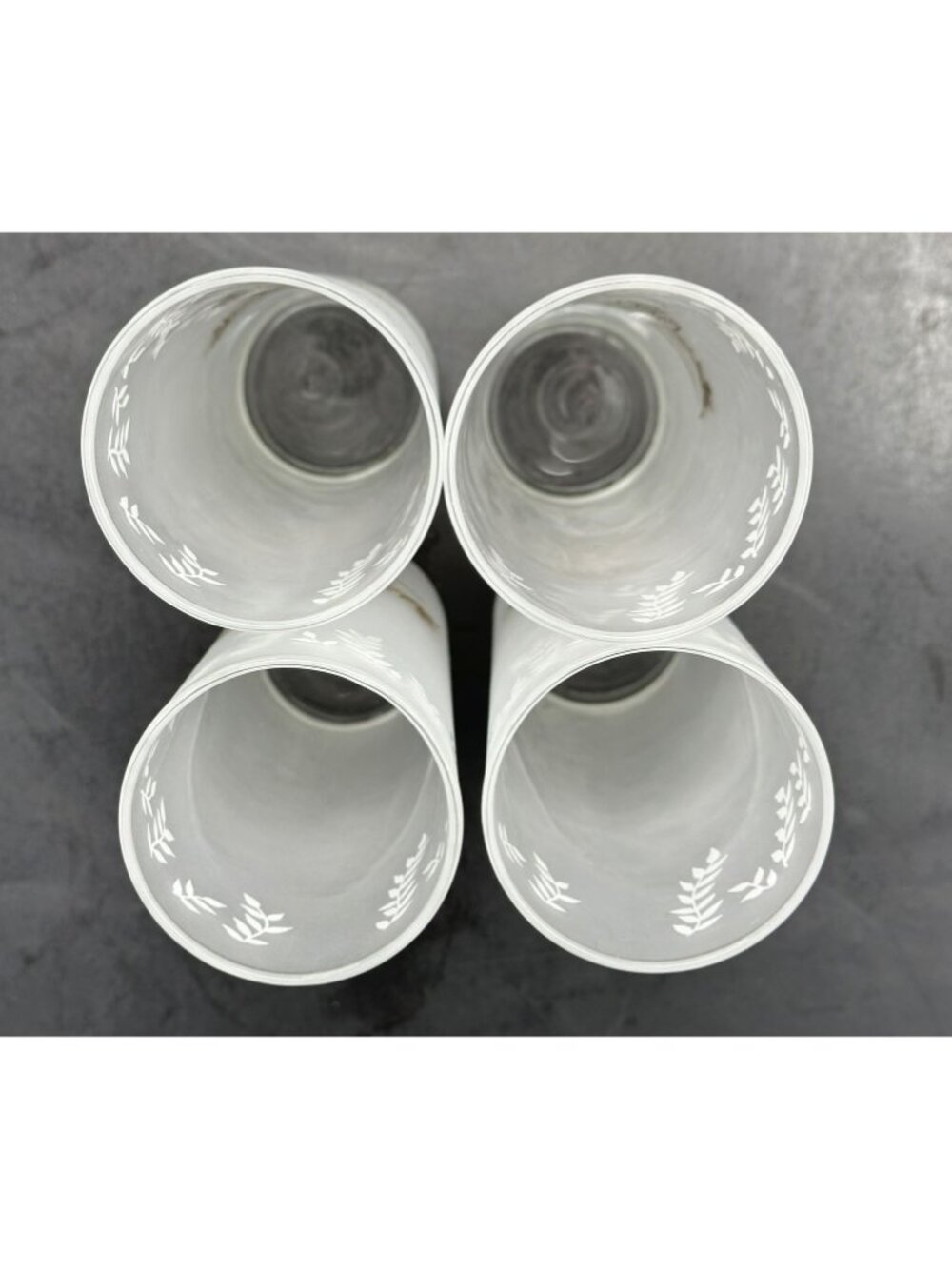 4 LIBBEY WHITE ROCK BEVERAGE NYMPH Fairy Frosted Highball Cocktail Glasses 12 oz - Picture 6 of 9